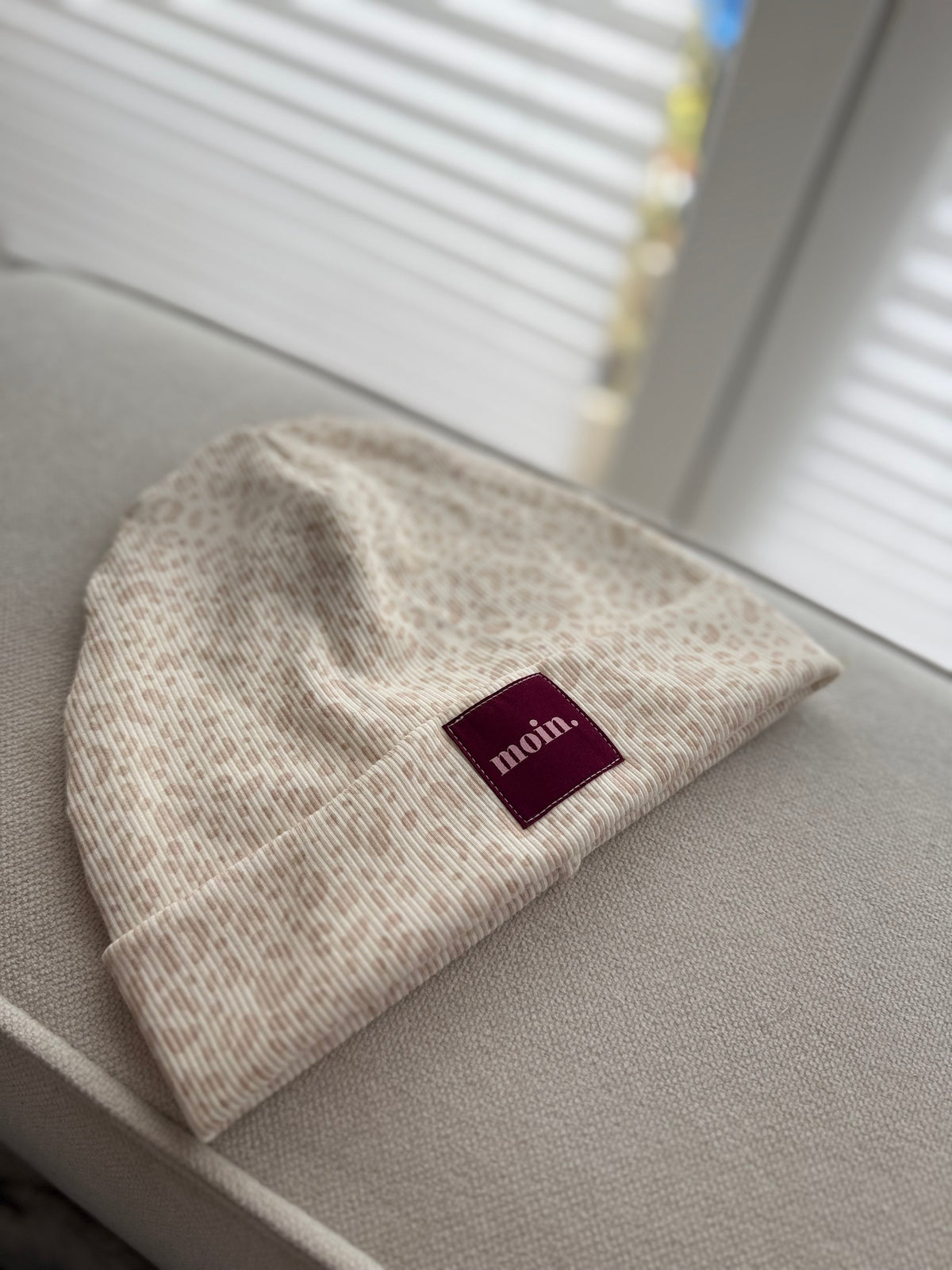 Hipster Beanie „Moin Leo“